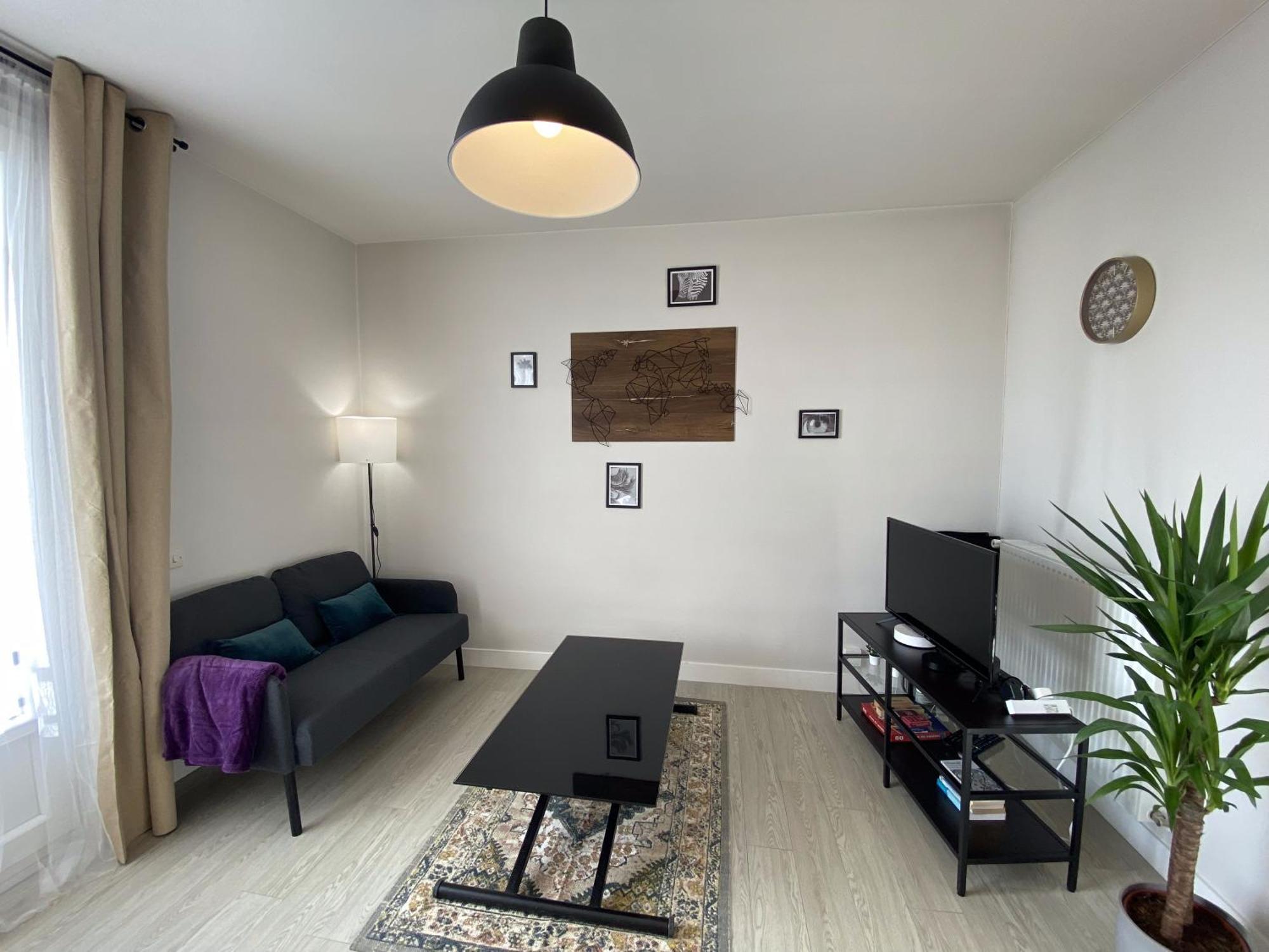 Grand Studio Calme Avec Balcon & Parking Gratuit Tours Dış mekan fotoğraf